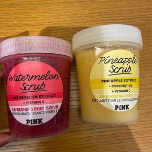 Brand New VS Pink Fruit Scrubs Bundle